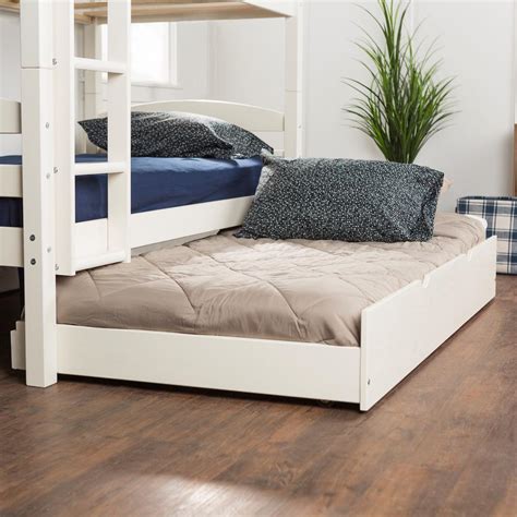 trundle bed home depot|full bed with twin trundle.